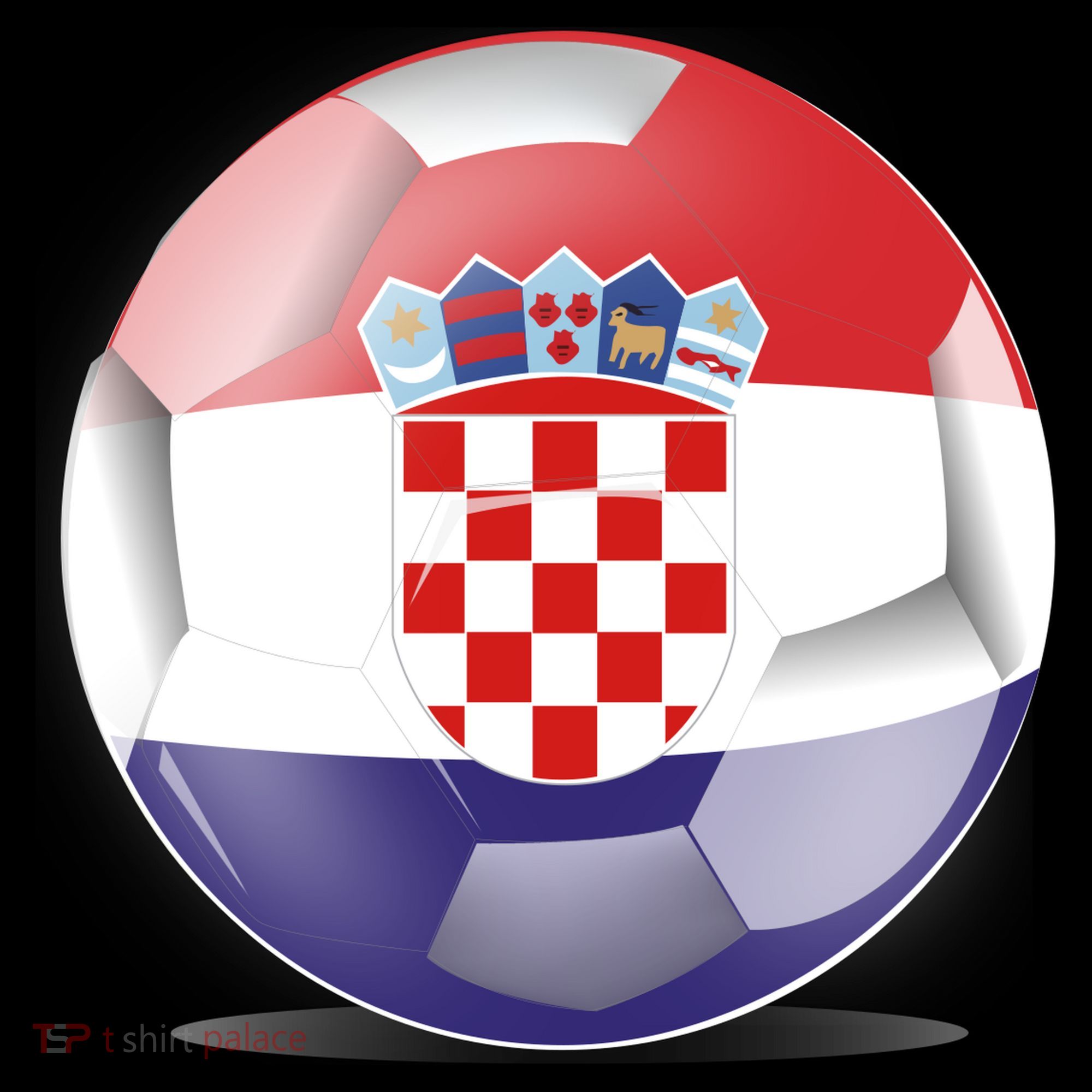 Soccer Ball Country Flag Croatia Coffee Mug