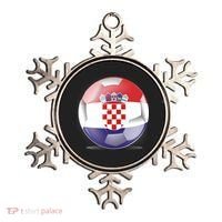 Soccer Ball Country Flag Croatia Ornament thumb 0
