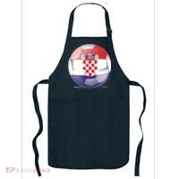 Soccer Ball Country Flag Croatia Apron thumb 0