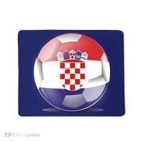 Soccer Ball Country Flag Croatia Mousepad thumb 0
