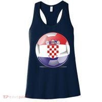Soccer Ball Country Flag Croatia Women's Tank Top thumb 0