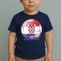 Soccer Ball Country Flag Croatia Toddler T-Shirt thumb 2