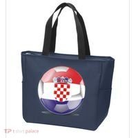 Soccer Ball Country Flag Croatia Tote Bag thumb 3