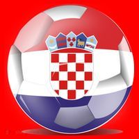 Soccer Ball Country Flag Croatia Santa Hat thumb 1