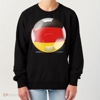 Soccer Ball Country Flag Germany Women's Sweatshirt thumb 0