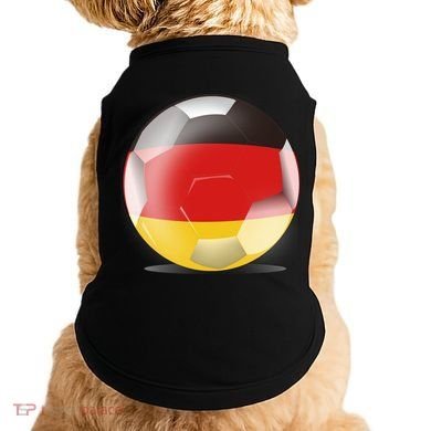 Soccer Ball Country Flag Germany Doggie Tank