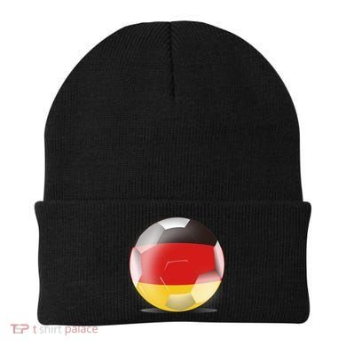 Soccer Ball Country Flag Germany Beanie