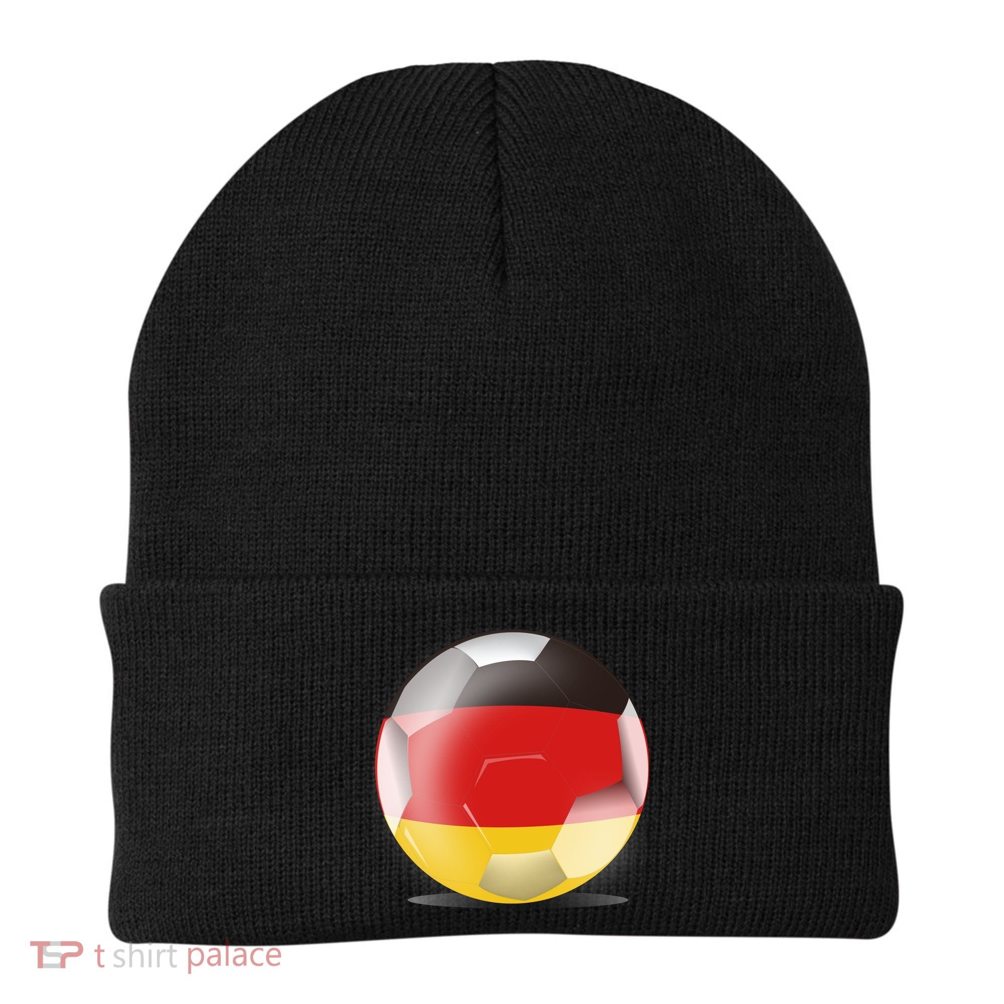 Soccer Ball Country Flag Germany Beanie