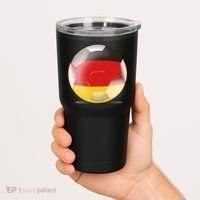 Soccer Ball Country Flag Germany Tumbler thumb 2