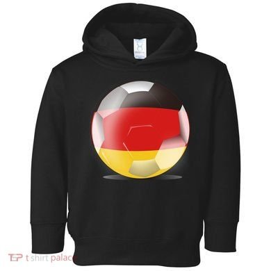 Soccer Ball Country Flag Germany Toddler Hoodie