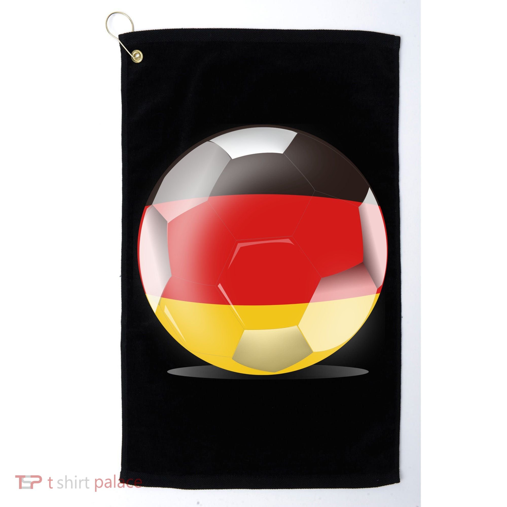 Soccer Ball Country Flag Germany Golf Towel