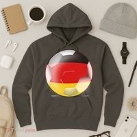 Soccer Ball Country Flag Germany Hoodie thumb 3