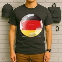 Soccer Ball Country Flag Germany T-Shirt thumb 6