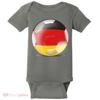 Soccer Ball Country Flag Germany Baby Bodysuit thumb 0
