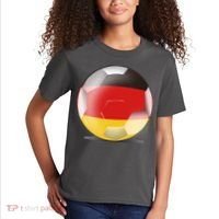 Soccer Ball Country Flag Germany Kids T-Shirt thumb 2