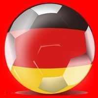 Soccer Ball Country Flag Germany Santa Hat thumb 1