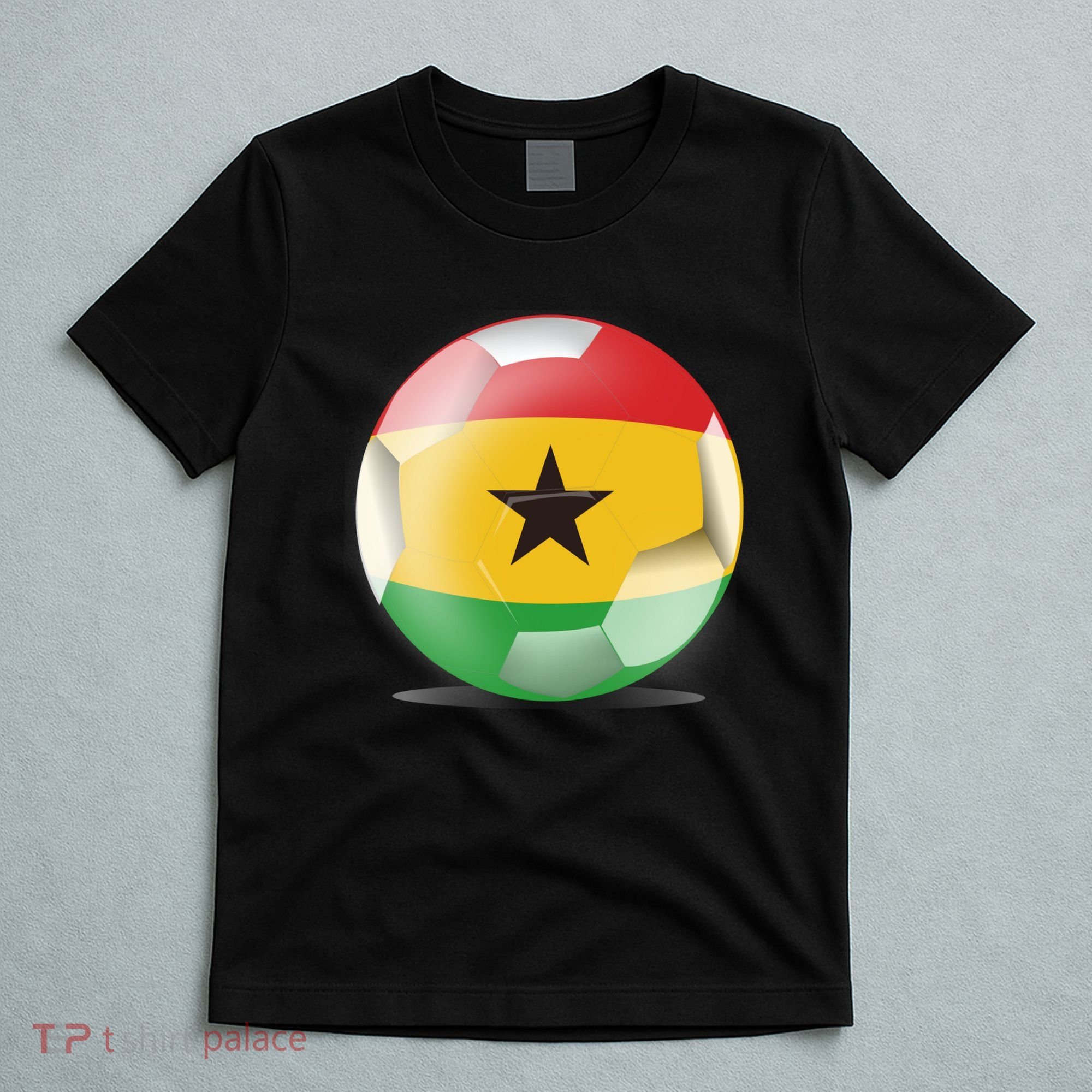 Soccer Ball Country Flag Ghana T-Shirt