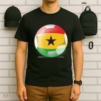 Soccer Ball Country Flag Ghana T-Shirt thumb 6