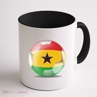 Soccer Ball Country Flag Ghana Coffee Mug thumb 1