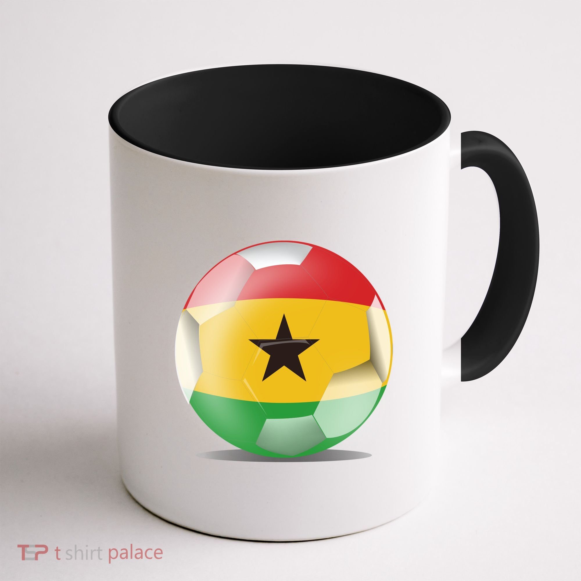 Soccer Ball Country Flag Ghana Coffee Mug