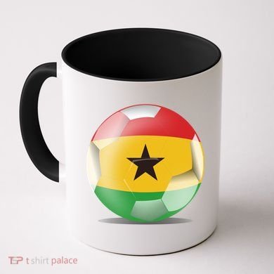 Soccer Ball Country Flag Ghana Coffee Mug