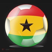 Soccer Ball Country Flag Ghana Women's Hoodie thumb 2