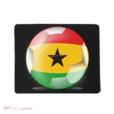 Soccer Ball Country Flag Ghana Mousepad