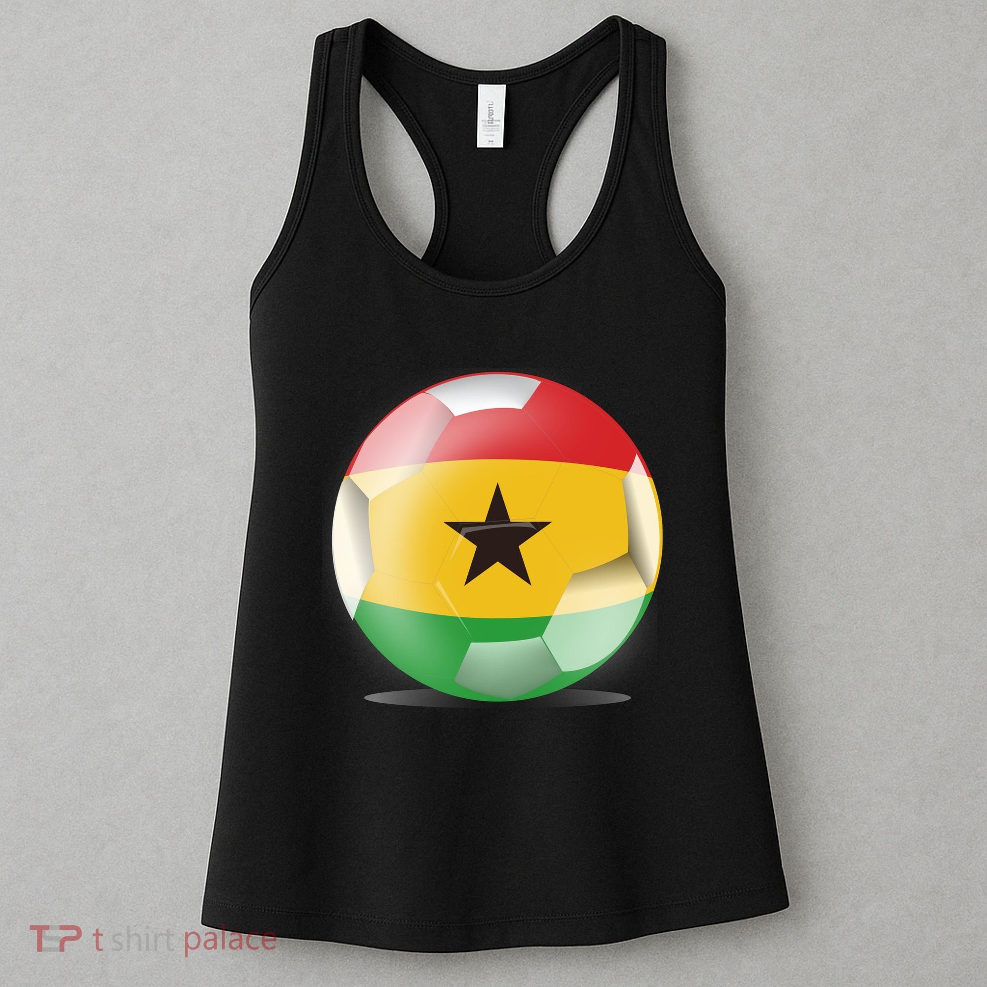 Soccer Ball Country Flag Ghana Women's Tank Top