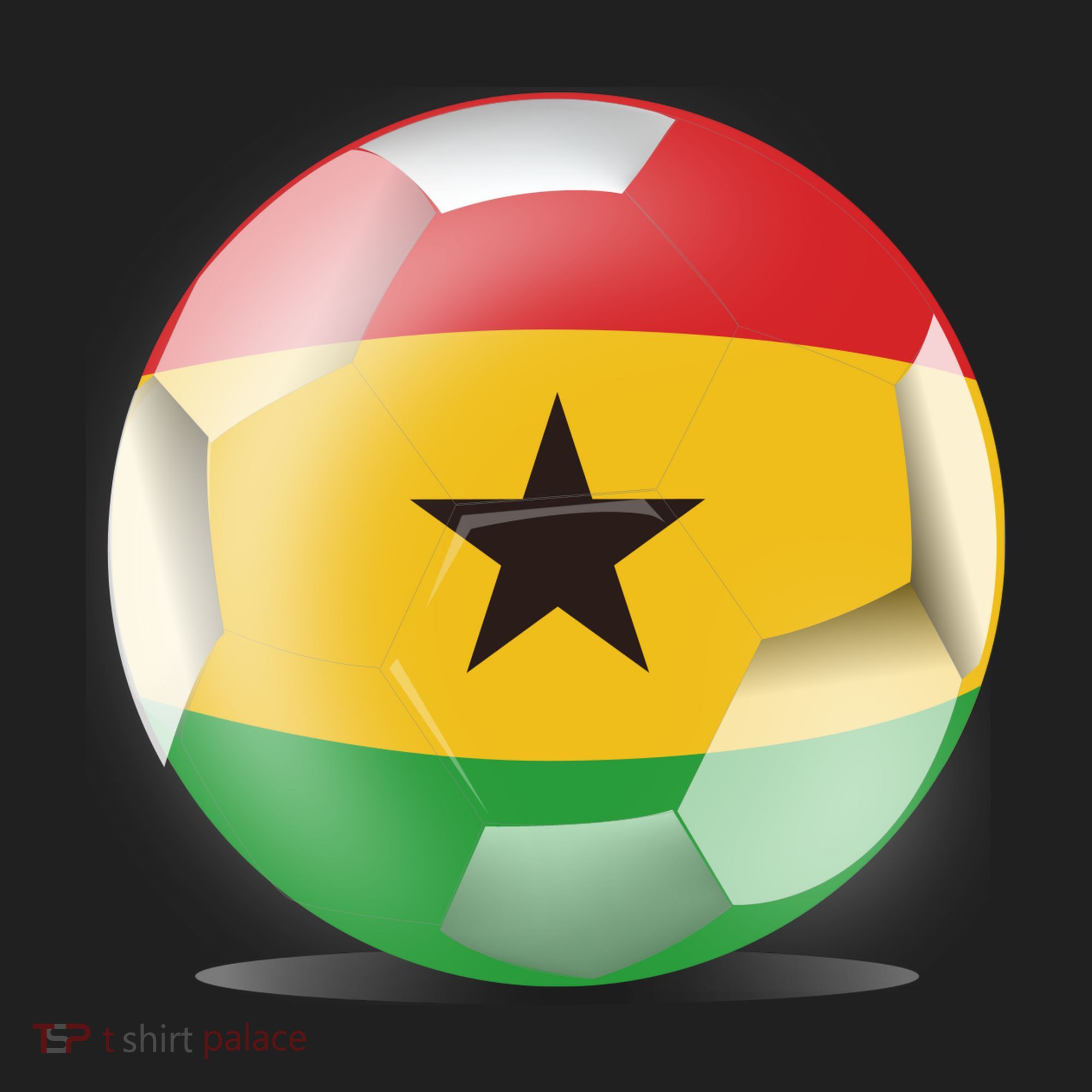 Soccer Ball Country Flag Ghana Hat