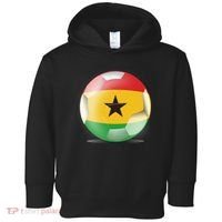 Soccer Ball Country Flag Ghana Toddler Hoodie thumb 0