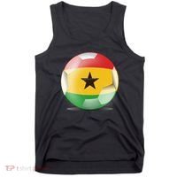 Soccer Ball Country Flag Ghana Tank Top thumb 0