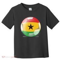 Soccer Ball Country Flag Ghana Toddler T-Shirt thumb 0