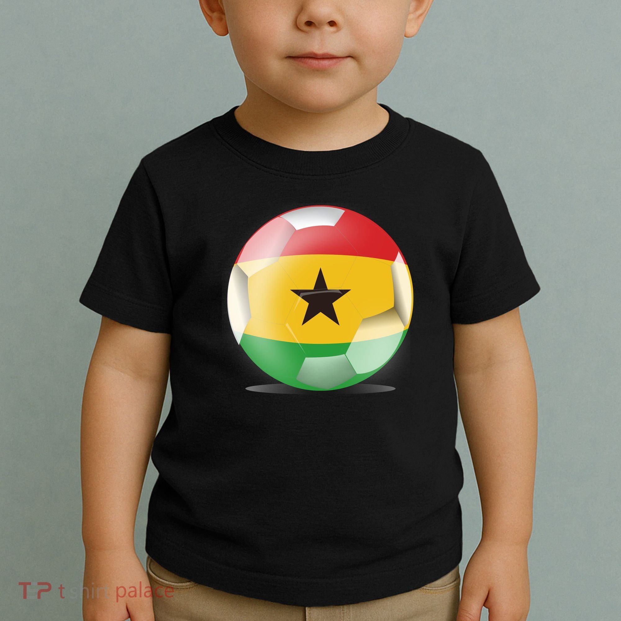 Soccer Ball Country Flag Ghana Toddler T-Shirt