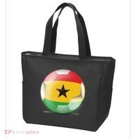Soccer Ball Country Flag Ghana Tote Bag thumb 3