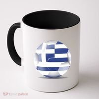 Soccer Ball Country Flag Greece Coffee Mug thumb 0