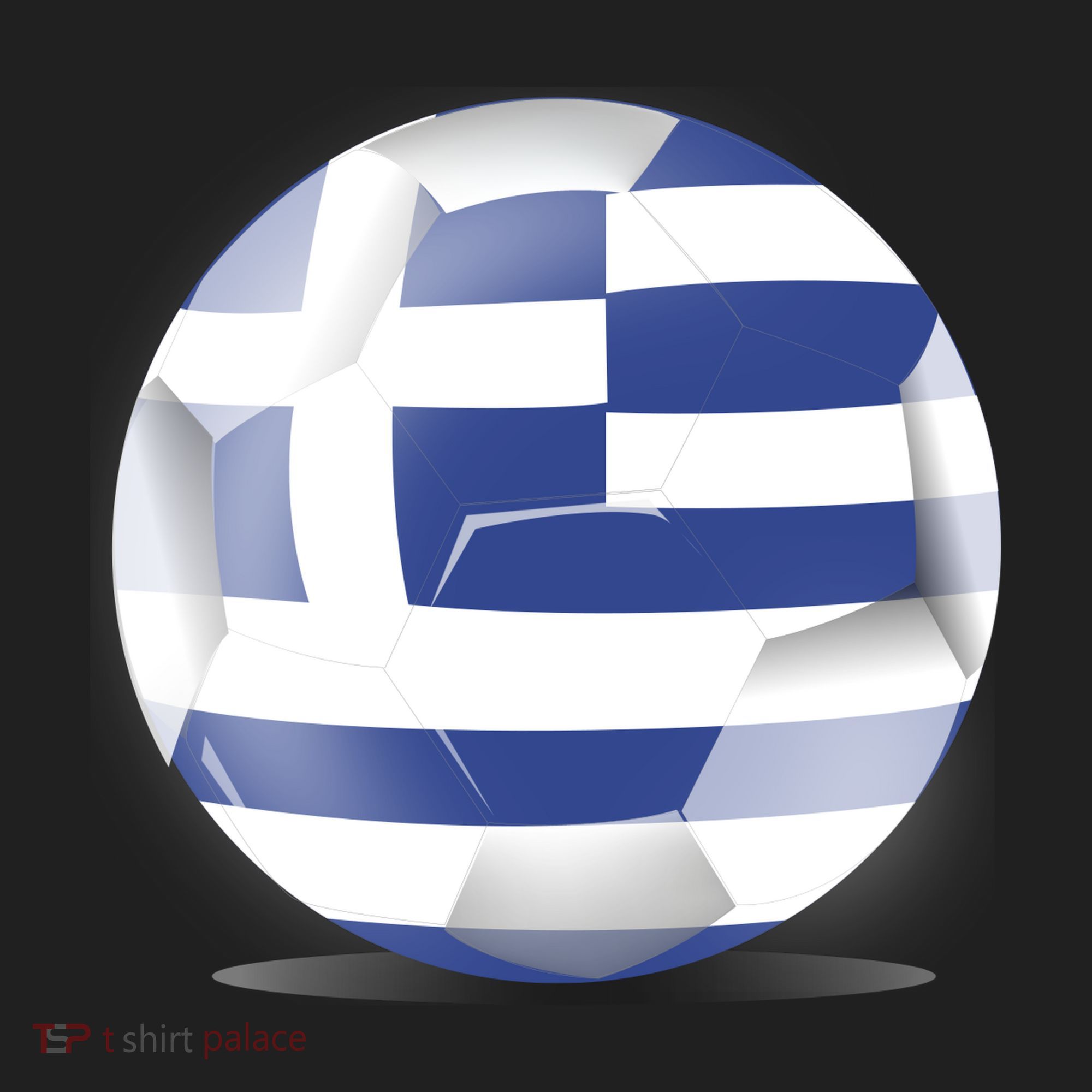 Soccer Ball Country Flag Greece Tumbler