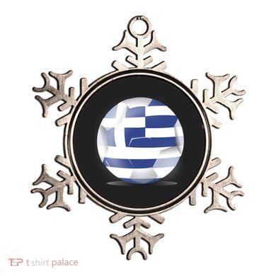 Soccer Ball Country Flag Greece Ornament