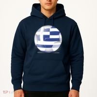 Soccer Ball Country Flag Greece Hoodie thumb 2