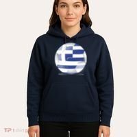 Soccer Ball Country Flag Greece Hoodie thumb 5