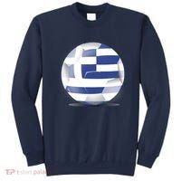 Soccer Ball Country Flag Greece Sweatshirt thumb 0