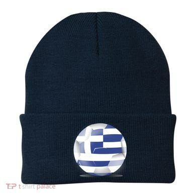 Soccer Ball Country Flag Greece Beanie