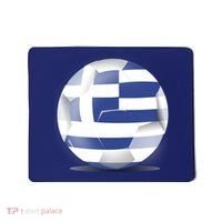Soccer Ball Country Flag Greece Mousepad thumb 0