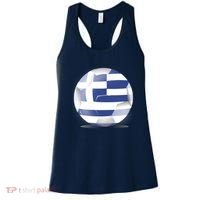 Soccer Ball Country Flag Greece Women's Tank Top thumb 0