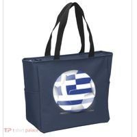Soccer Ball Country Flag Greece Tote Bag thumb 2