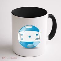 Soccer Ball Country Flag Honduras Coffee Mug thumb 1