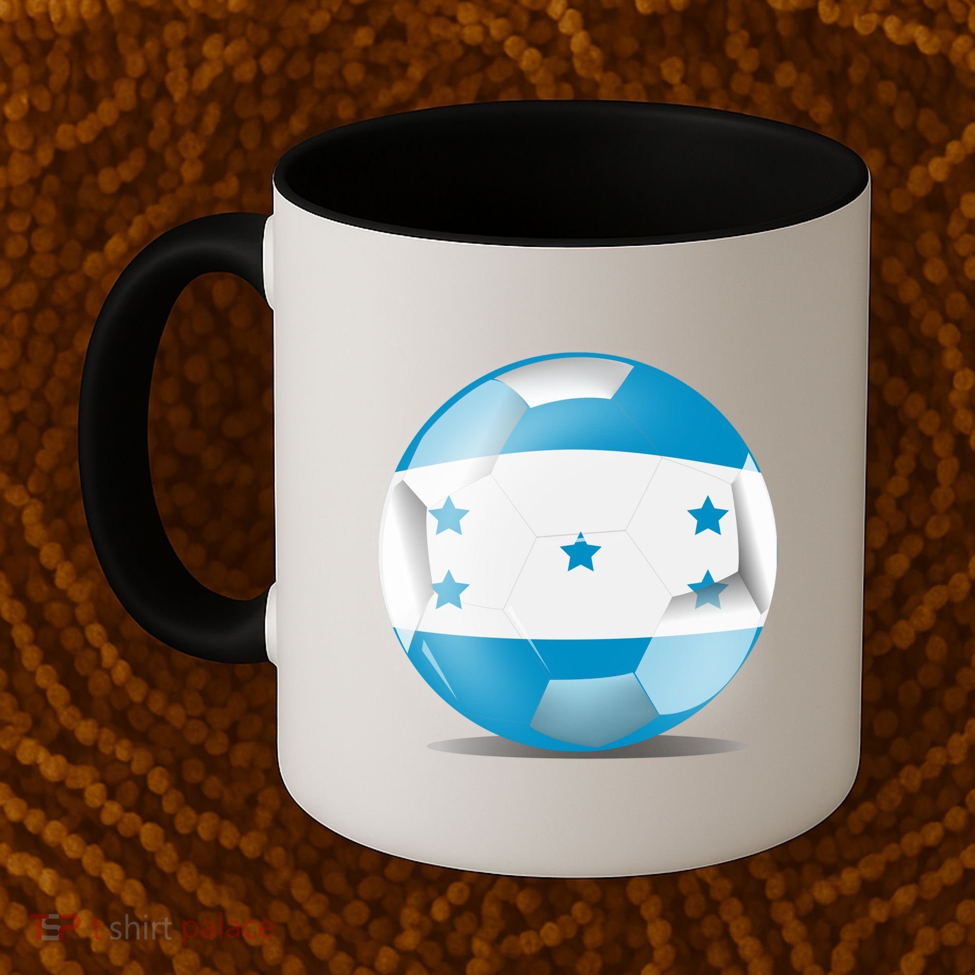 Soccer Ball Country Flag Honduras Coffee Mug