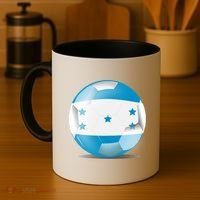 Soccer Ball Country Flag Honduras Coffee Mug thumb 4
