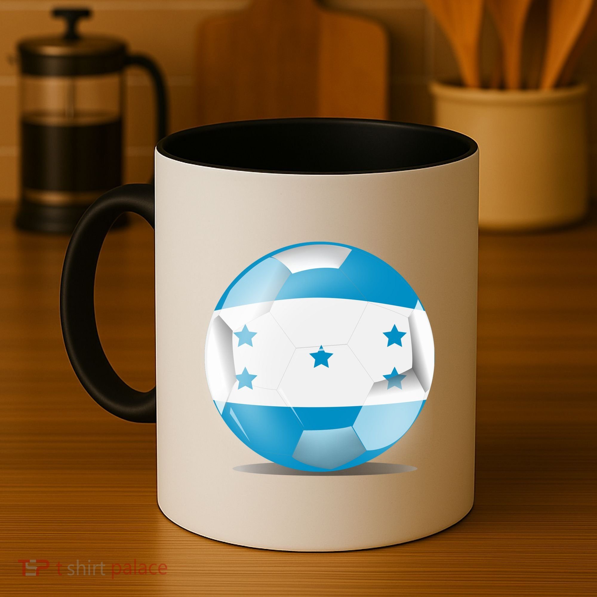 Soccer Ball Country Flag Honduras Coffee Mug