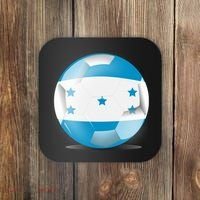 Soccer Ball Country Flag Honduras Coaster thumb 0