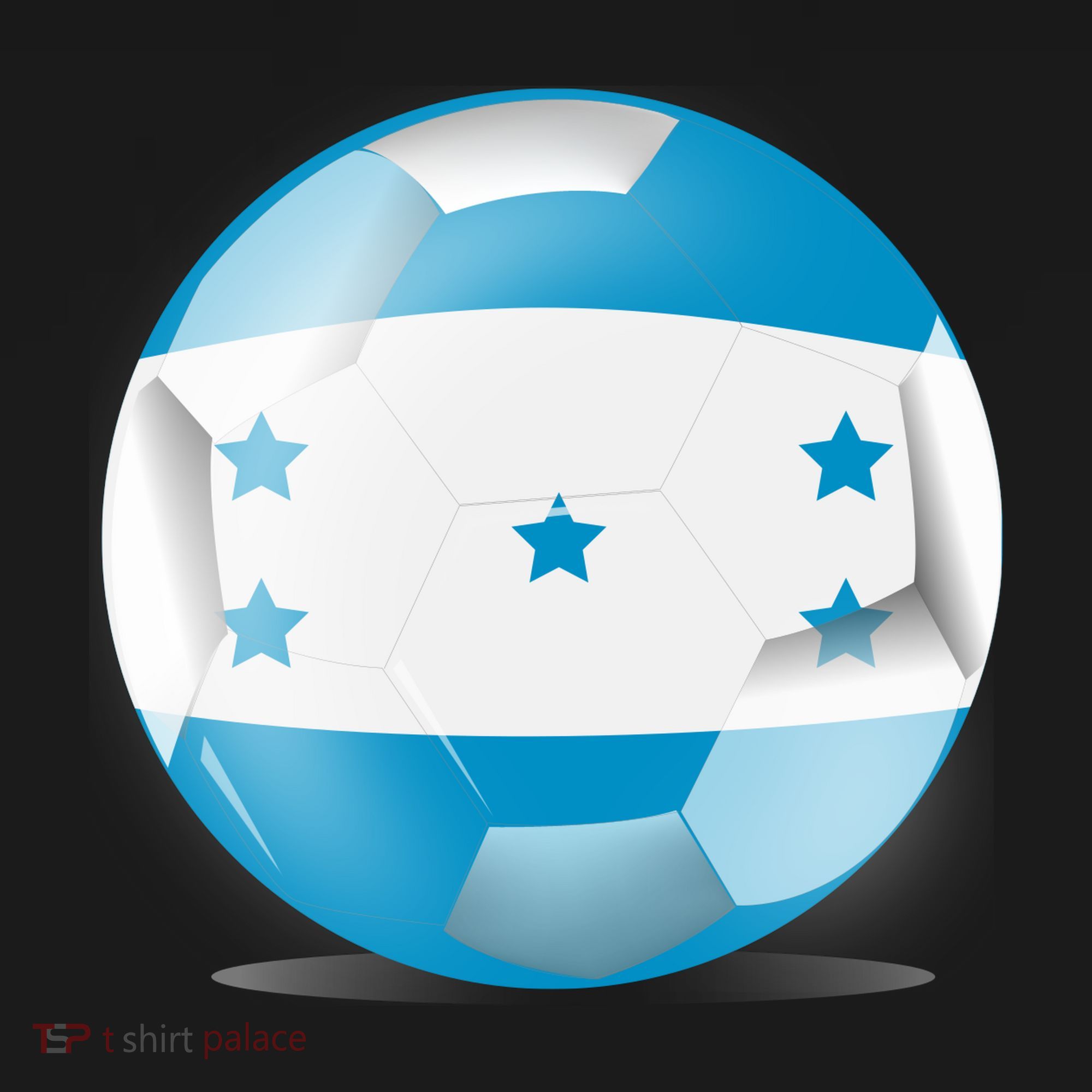 Soccer Ball Country Flag Honduras Ornament